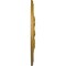 Ekena Millwork Rose and Ribbon Ceiling Medallion (Canopies up to 4"), 23 5/8"OD x 4"ID x 1 1/2"P, Pharaohs Gold CM23ROPGS - alternate 3